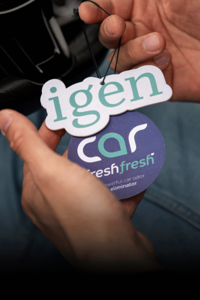 geurhangers close up